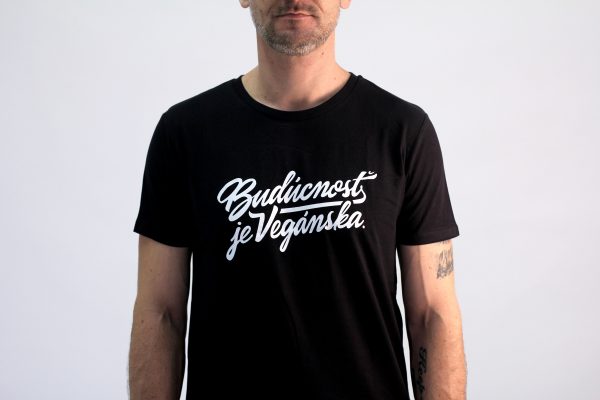 Pánske tričko - Budúcnosť je vegánska