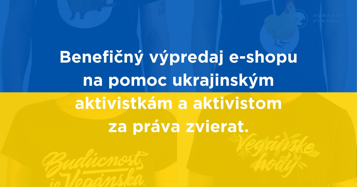 Benefičný výpredaj merchu na pomoc Ukrajine (1200 × 630 px)